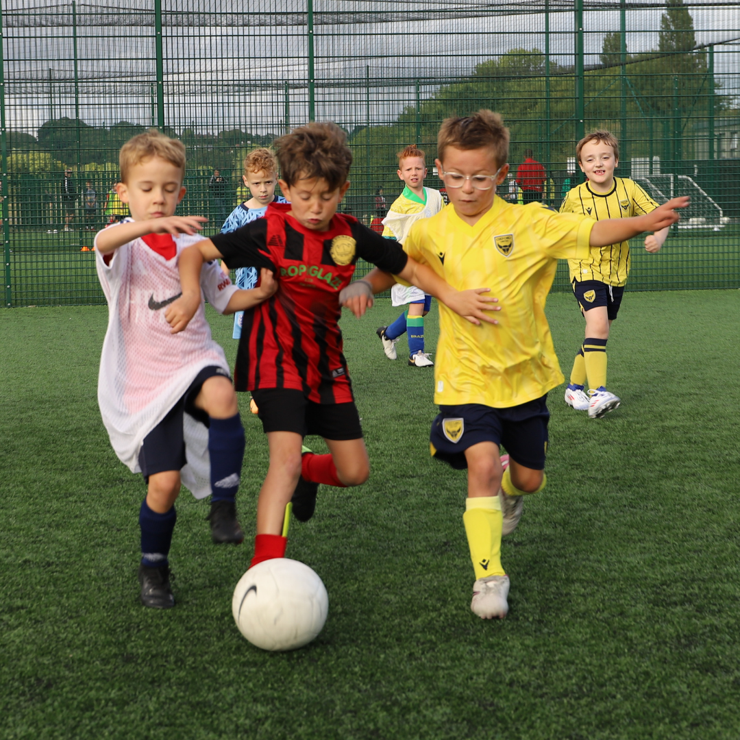 Football training and sport photography